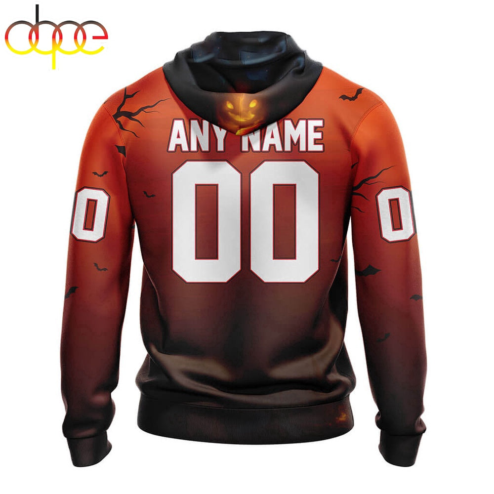 Custom Name And Number Green Bay Packers Special Death Halloween Hoodie