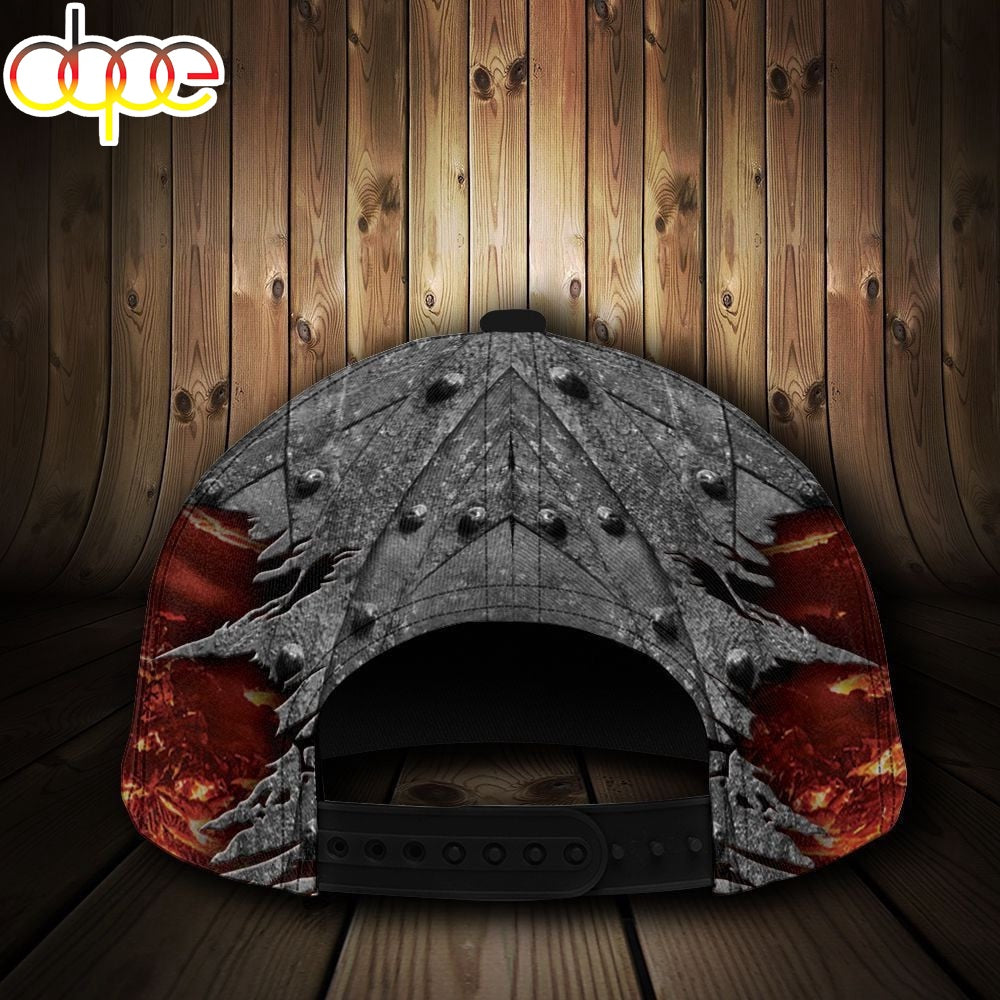 Custom Name NFL San Francisco 49Ers Skull All Over Print 3D Classic Cap