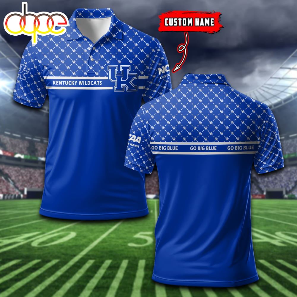 Kentucky Wildcats Custom Name Sports For Fan Polo Shirt