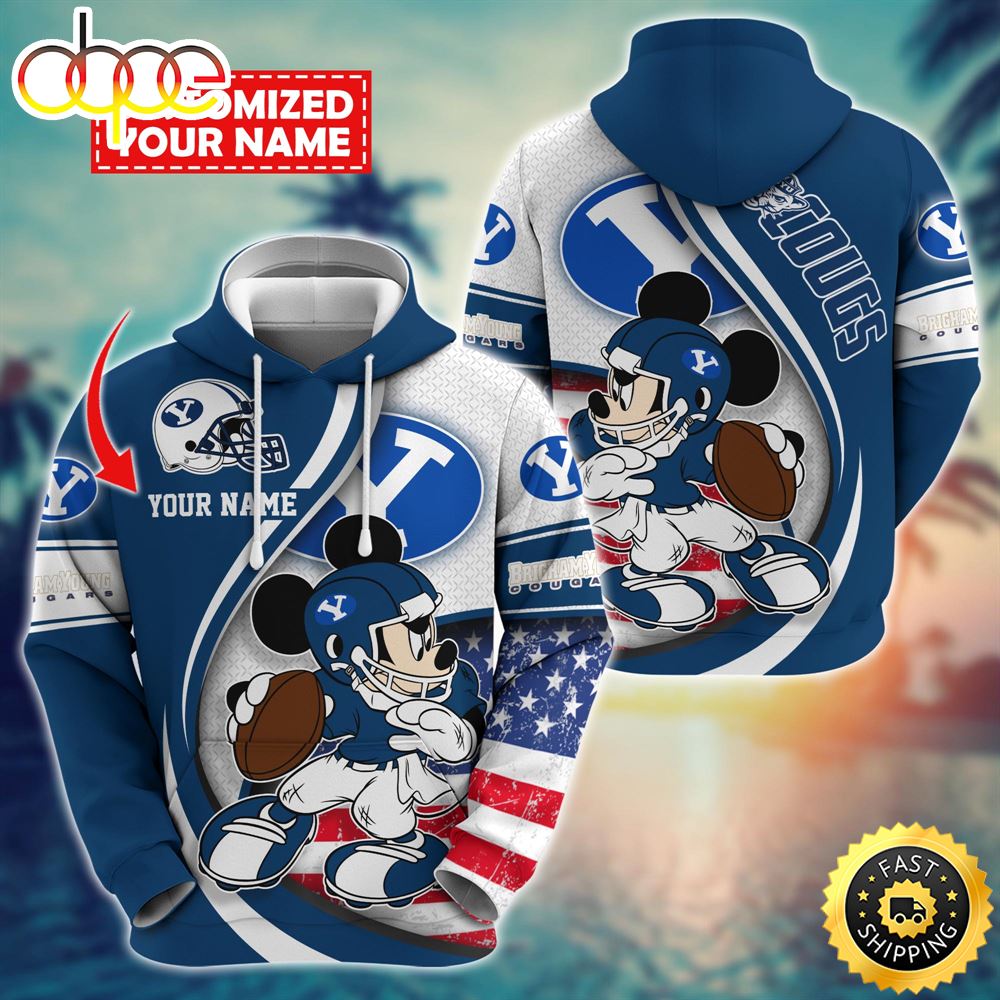 NCAA BYU Cougars Mickey Custom Hoodie Trending Shirt