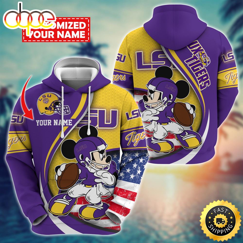 NCAA LSU TIGERS Mickey Custom Hoodie Trending Shirt