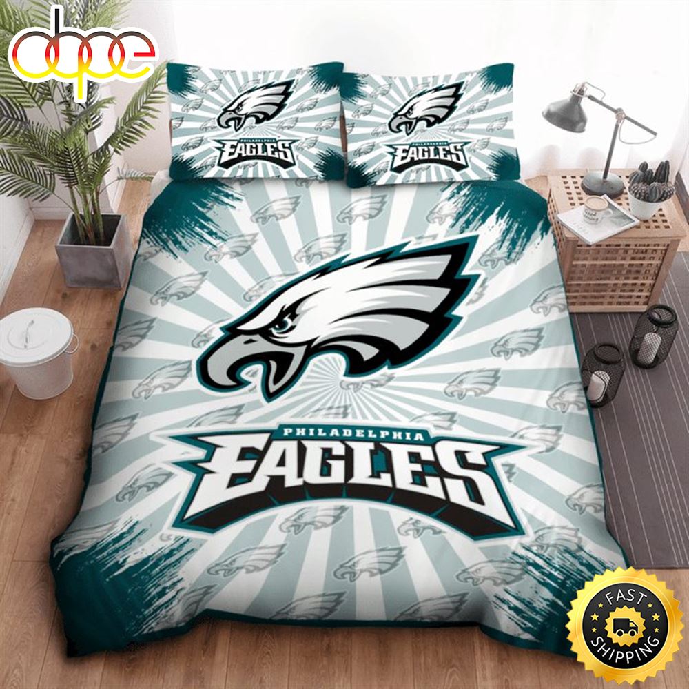 NFL Philadelphia Eagles Light Green Bedding Set