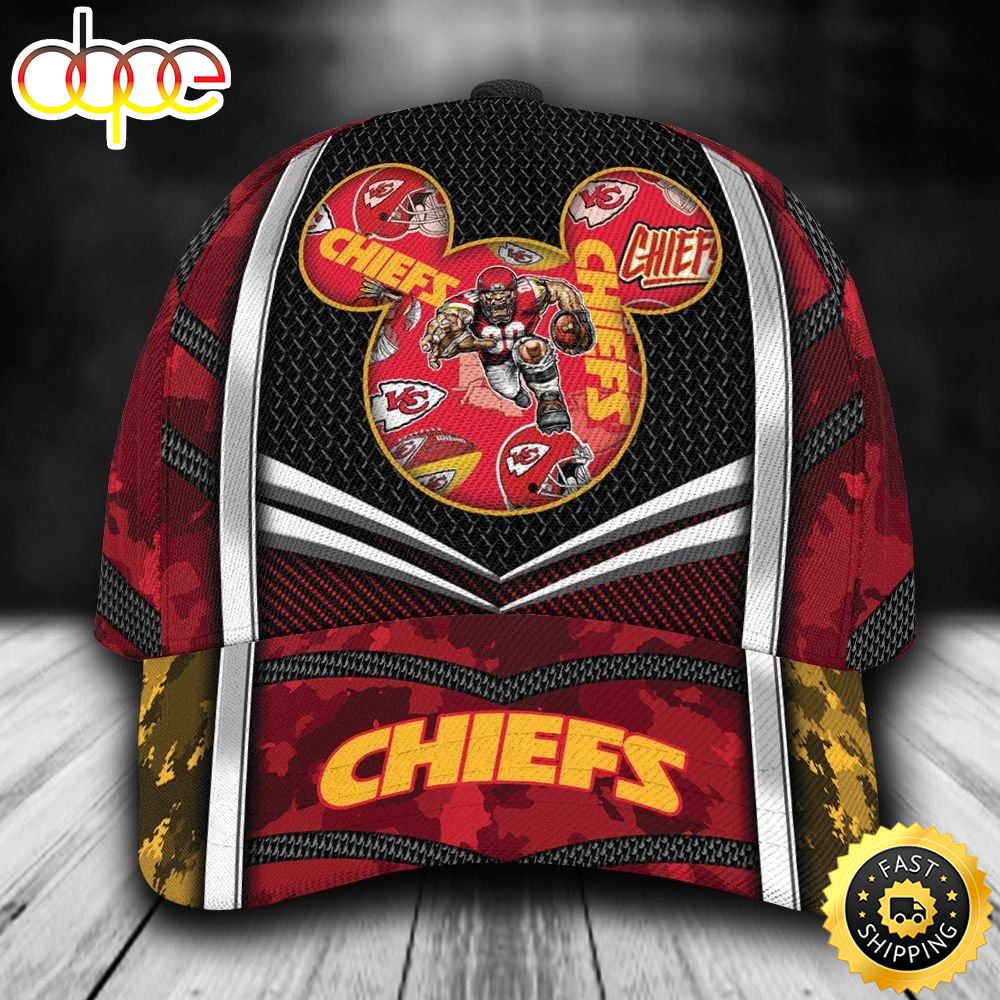 Nfl Kansas City Chiefs Mickey 3d Cap