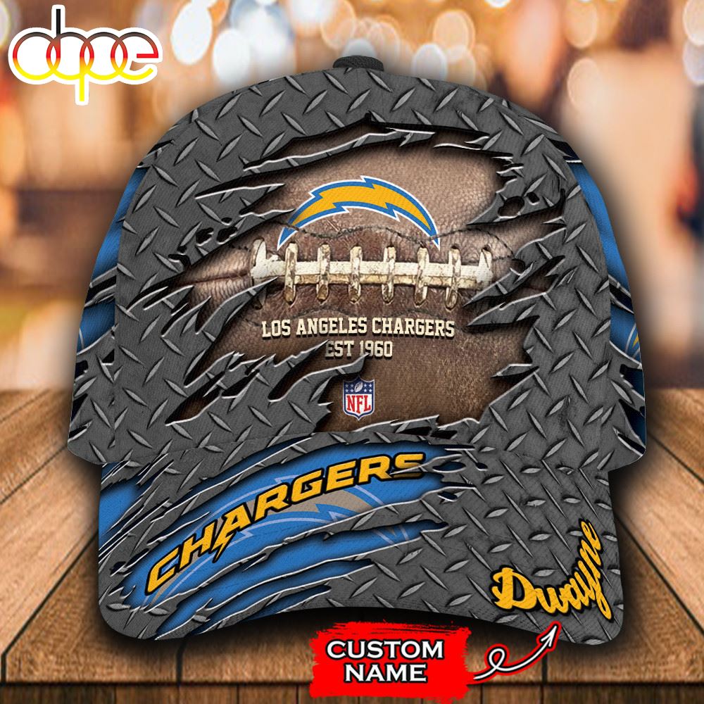 Personalized Los Angeles Chargers All Over Print 3D Classic Cap