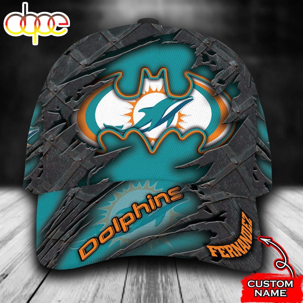 Personalized Miami Dolphins Batman All Over Print 3D Classic Cap