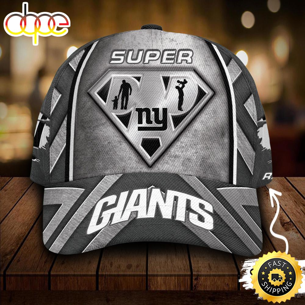 Personalized New York Giants Superman Dad All Over Print 3D Classic Cap