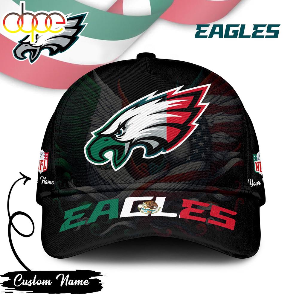 Custom Name Philadelphia Eagles NFL Mexican Classic Baseball Cap