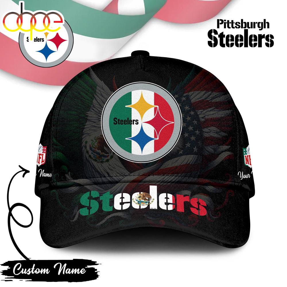 Custom Name Pittsburgh Steelers NFL Mexican Classic Baseball Cap