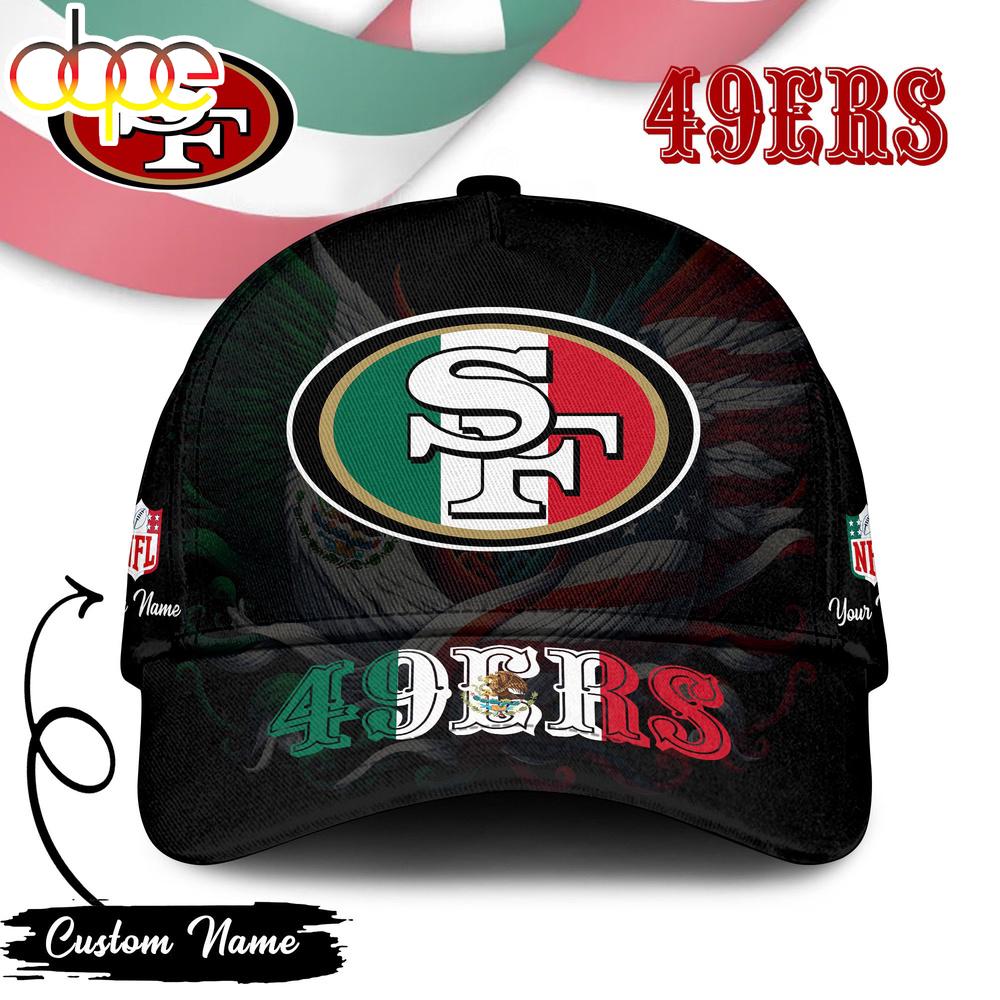 Custom Name San Francisco 49ers NFL Mexican Classic Baseball Cap