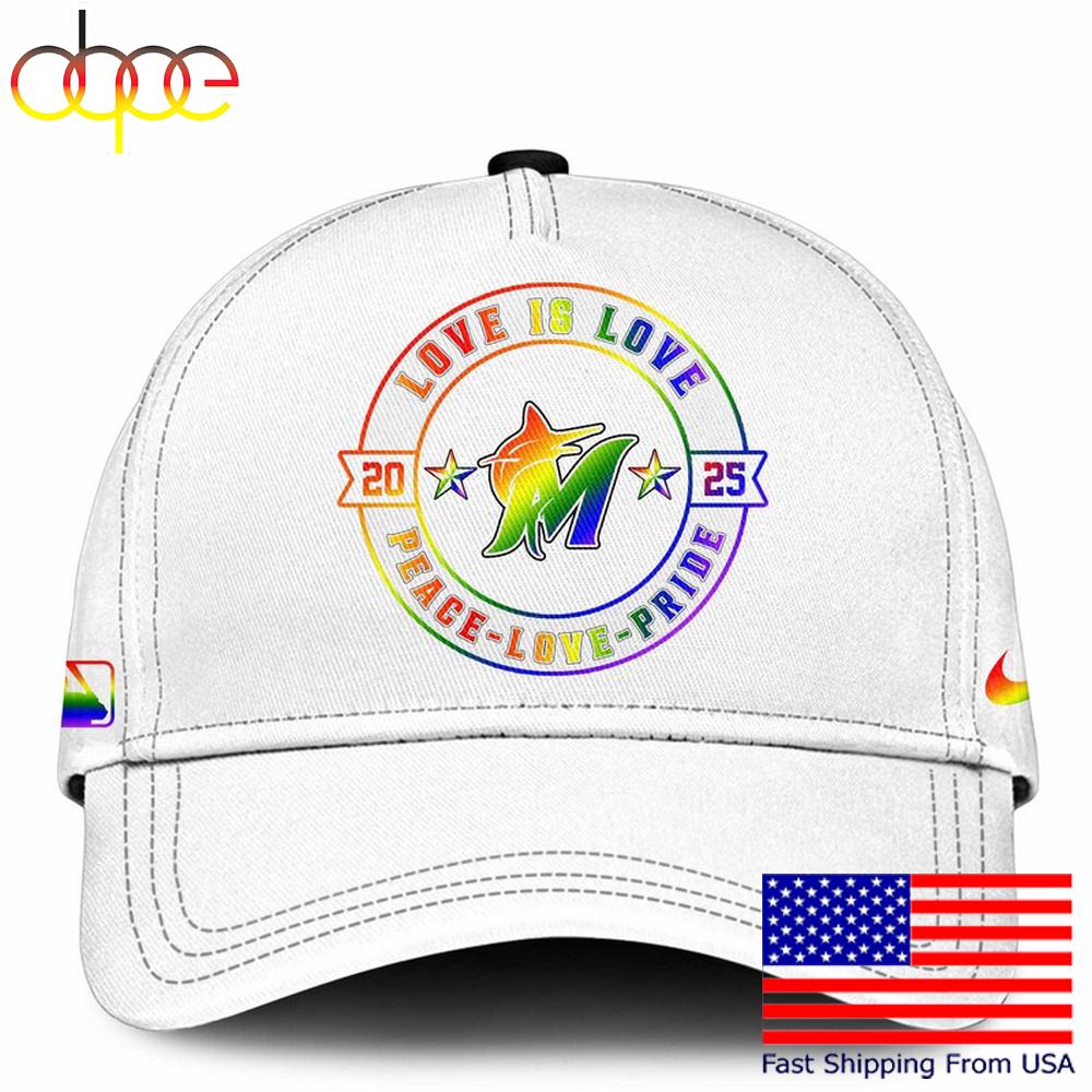 Miami Marlins Happy Pride Month Limited Edition 2025 Baseball Cap