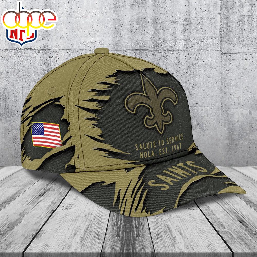 New Orleans Saints 2025 Salute to Service Classic Baseball Cap