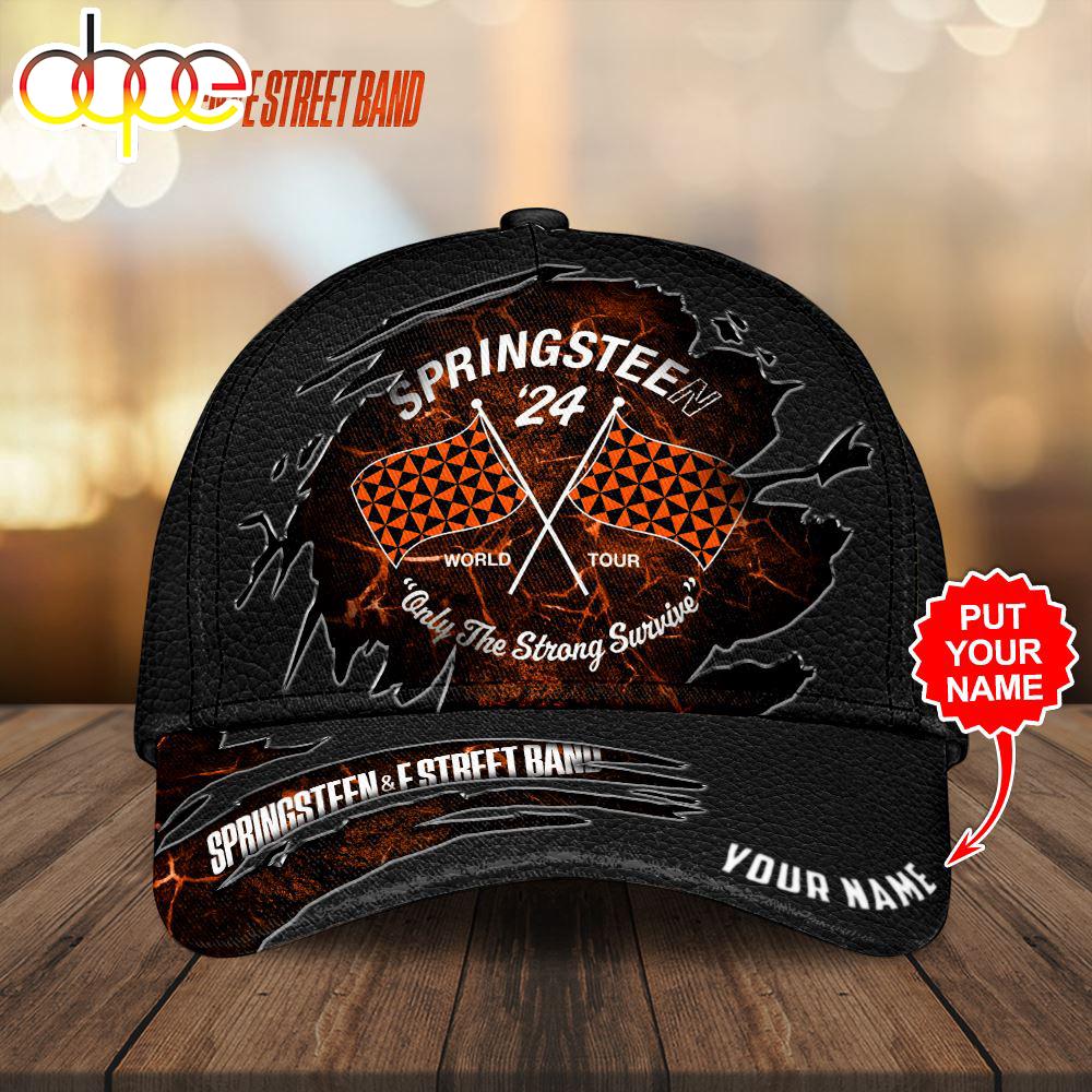 Custom Name 3D Cap Hat Personalized Bruce Springsteen Merry Christmas 3D Cap Hat Gift For Fans