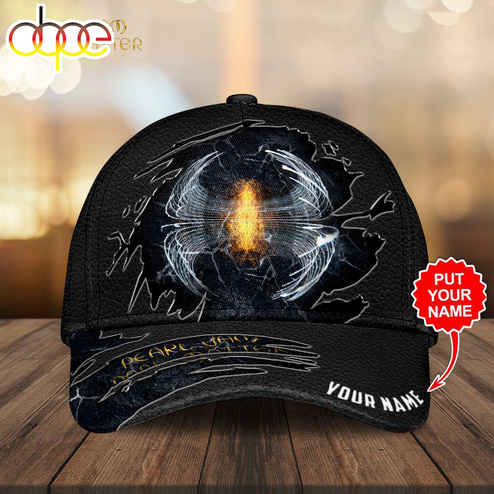 Custom Name 3D Cap Hat Personalized Pearl Jam Classic Cap Gift Christmas For Fans