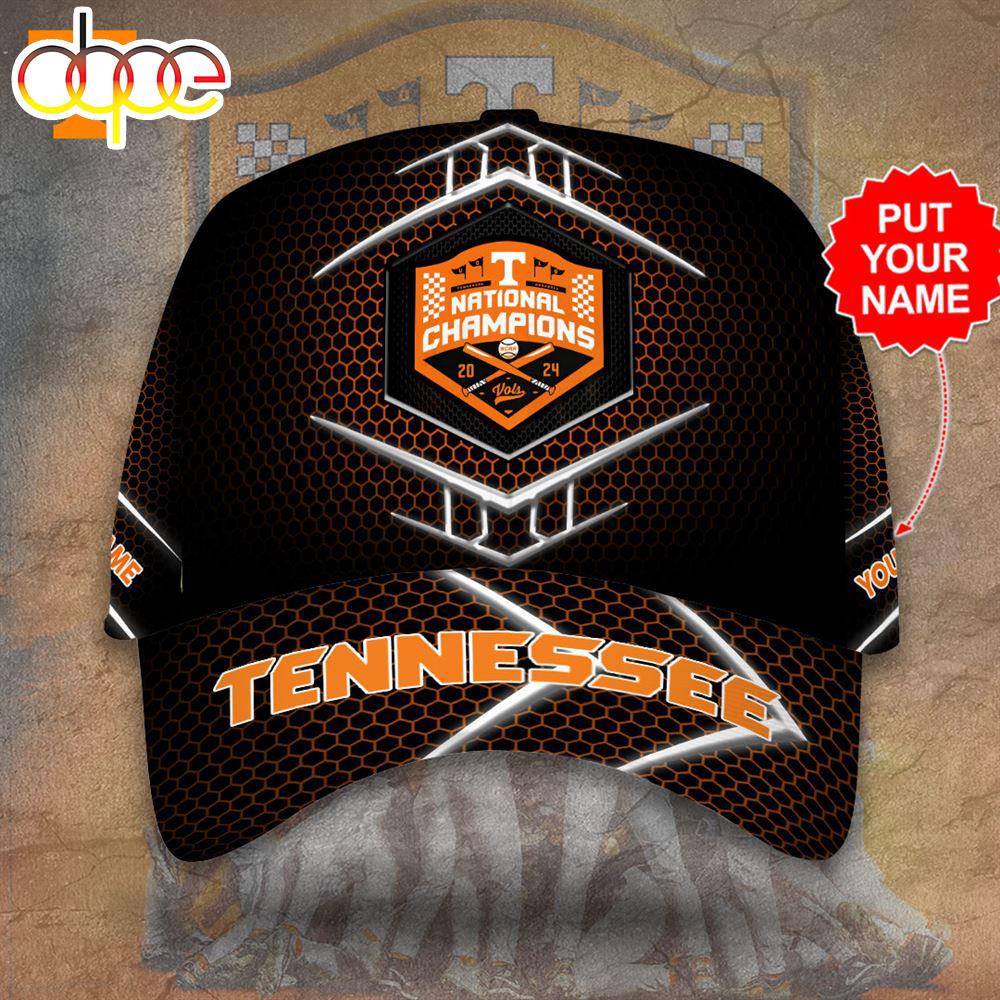 Custom Name 3D Cap Hat Personalized Tennessee Volunteers Baseball Classic Cap Gift Christmas For Fans